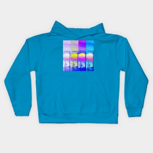 vaporwave alley Kids Hoodie